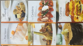 LIBROS GASTRONOMÍA ESPAÑA POR COMUNIDADES +REGALO