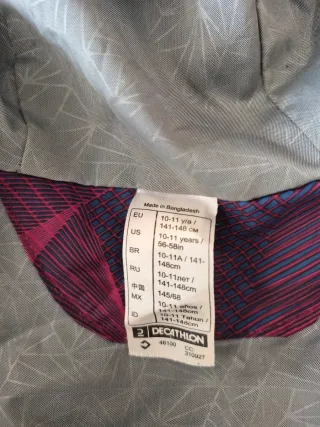 2 Chaquetas infantil Decathlon estampada