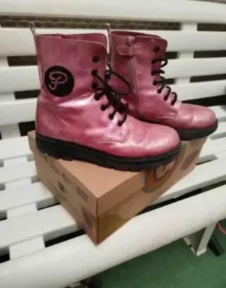 Botas niña Pablovsky Rosa Charol talla 36