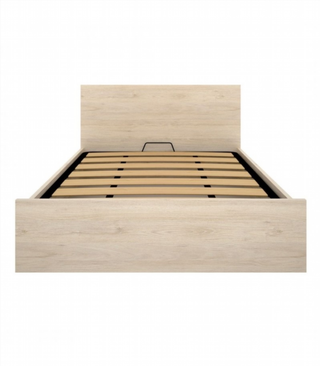 Cama Canapé Con Cabecero. Natural