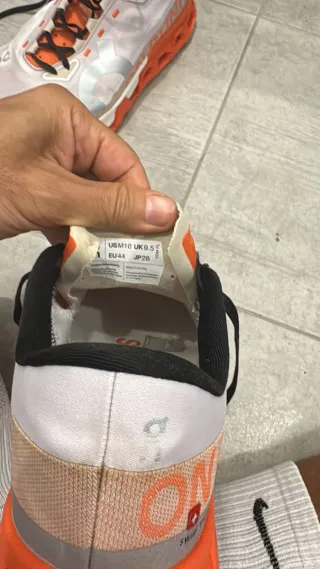 Zapatillas On cloud monster Running Naranja/Blanc