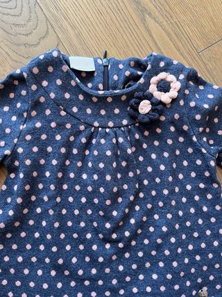 Maglioncino bimba pois 6 mesi