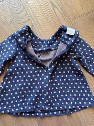Maglioncino bimba pois 6 mesi