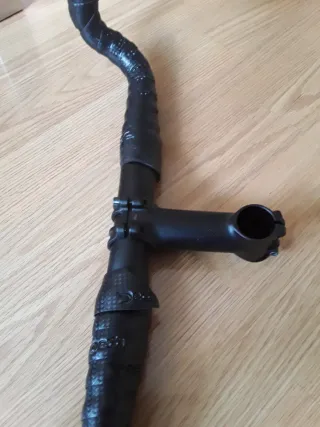 Manillar y potencia bicicleta carretera