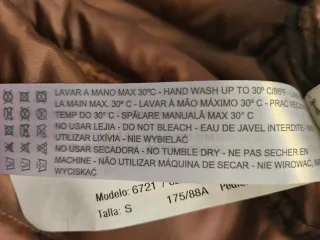 Plumífero Massimo Dutti Talla S Marrón