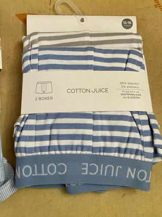 Boxers niño Cotton Juice 15-16 años