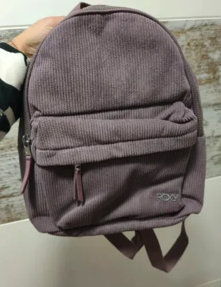 Mochila Roxy Morada Corduroy