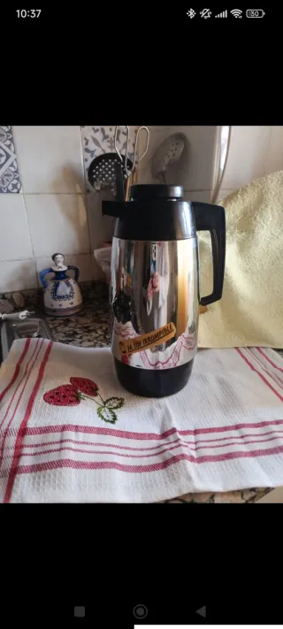 Termo portátil de acero inoxidable