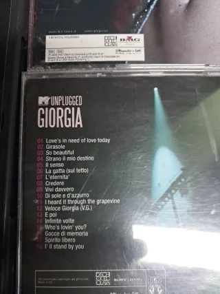 DVD / CD MTV Unplugged Giorgia