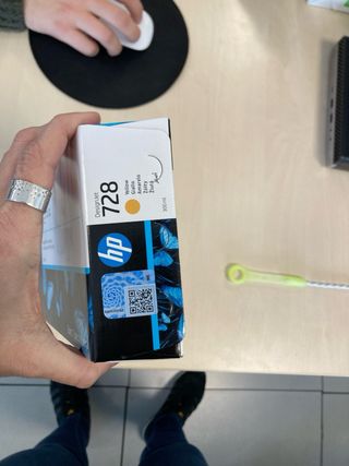 Cartucho Tinta HP 728 Amarillo 300ml