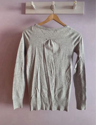Chaqueta Zara básica gris claro