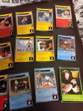Lotto 16 Carte WWE Raw Deal