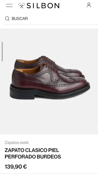 Zapatos clásico Silbon