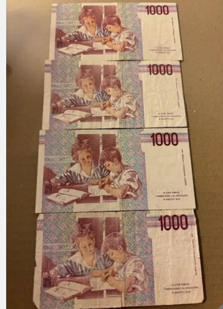 Banconota 50.000 Lire Bernini