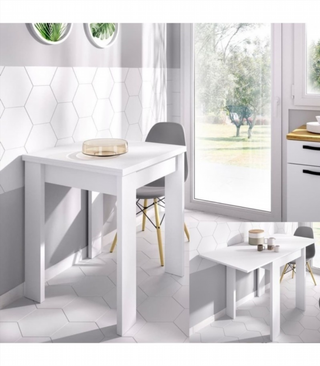 Mesa Auxiliar Extensible Bok. Blanco