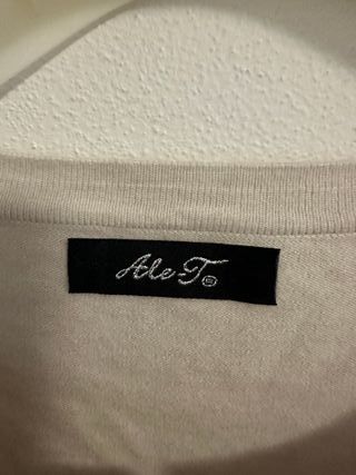 Cardigan corto beige Ale T - Donna