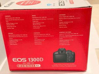 Canon EOS 1300D Cámara Digital Negra