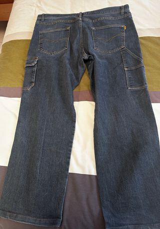 Pantalón tejano de trabajo azul