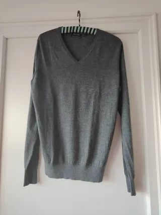 Jersey Massimo Dutti Gris Talla M