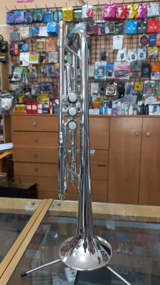 Trompeta Taylor Collins Plateada Sib