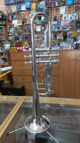 Trompeta Taylor Collins Plateada Sib