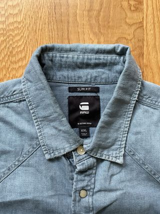 Camisa manga larga de hombre de G-Star Raw (XXL)