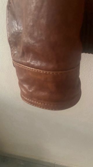 Cazadora Piel Hombre  de mango