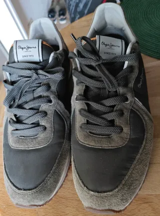 Zapatillas Pepe Jeans Marrones y Blancas Talla 45