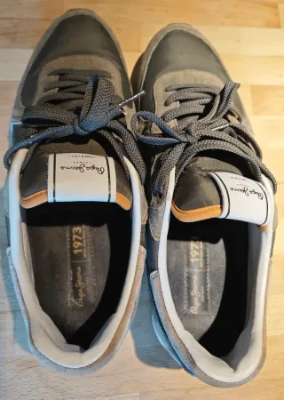 Zapatillas Pepe Jeans Marrones y Blancas Talla 45