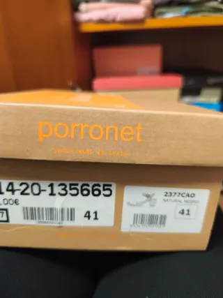 Zapatos Porronet Negros Talla 41