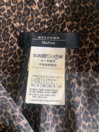 Max Mara Camisa Animal Print