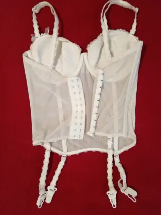 Corsé Novia Blanco con Liguero