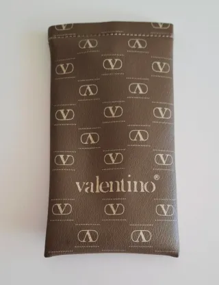 Custodia occhiali Valentino marrone