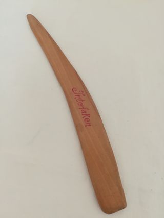 Tagliacarte in legno vintage