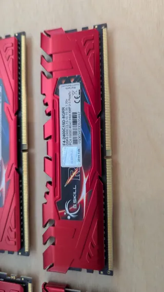 4x 4GB G.Skill DDR4 RAM Módulos