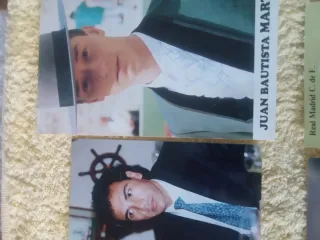 3 Postales y 1 Foto Firmadas Real Madrid