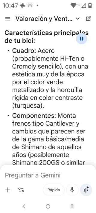 Bicicleta Fausto Coppi MTB 9000 Vintage