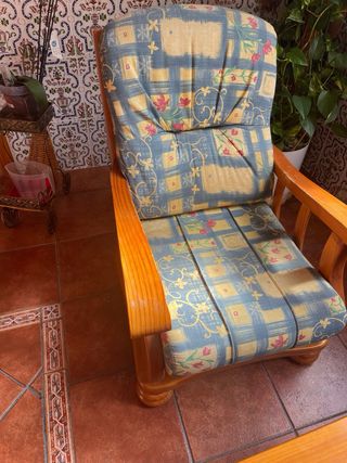 Conjunto Muebles Bodega Madera y Tela