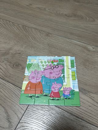 Puzzle Peppa Pig 4 Puzzles Progresivos