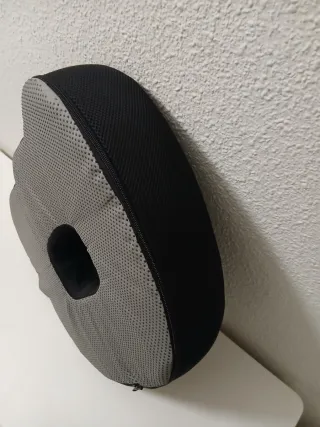 Cojín Ortopédico Gris y Negro