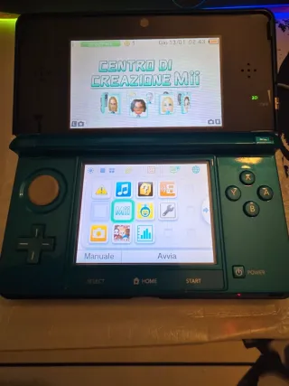 Nintendo 3DS Aqua Blue con scatola