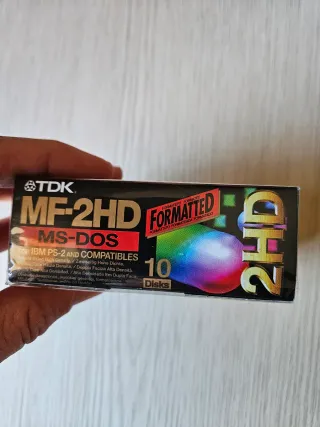 TDK MF-2HD MS-DOS Floppy Disks 3.5 (10pz)