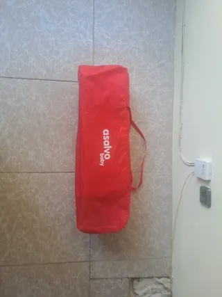 Parque cuna bebé plegable con colchón y bolsa