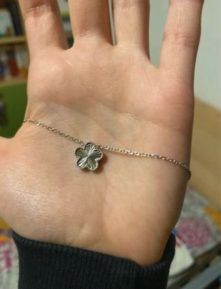 Collana Bluespirit quadrifoglio argento