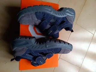 Scarpe antinfortunistiche donna blu/grigie