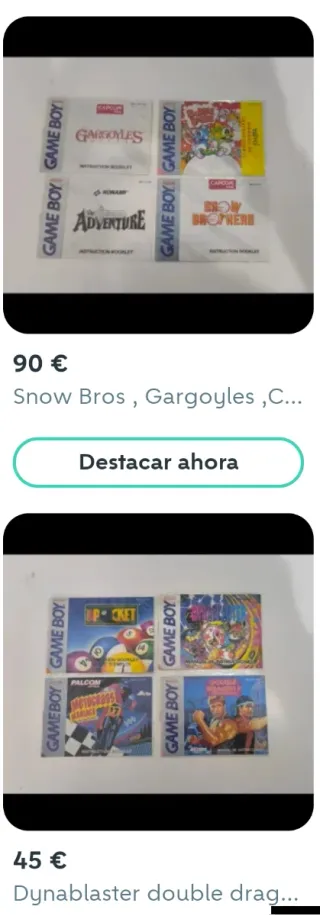 GAMEBOY MANUALES DMG