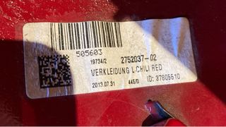 Tapas Retrovisores Mini Rojas