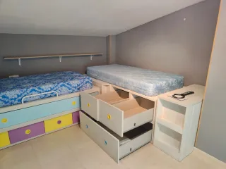 Habitación Niños con 3 camas esquinero