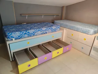 Habitación Niños con 3 camas esquinero