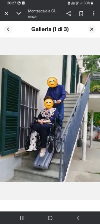 Montascale a cingoli